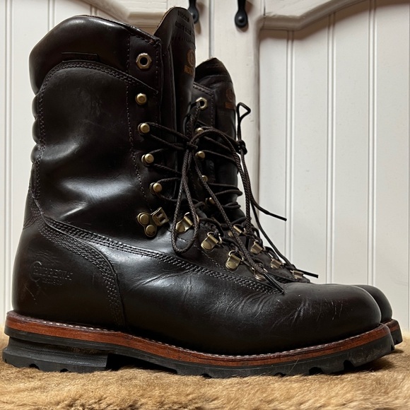 Chippewa 25492 Weddell Bay Waterproof Boots 10E Leather Logger Vibram main image 6